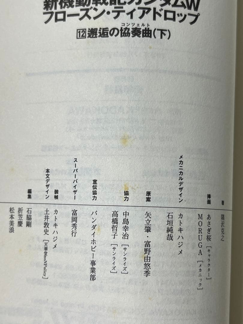 新機動戦記ガンダム W フローズン・ティアドロップ