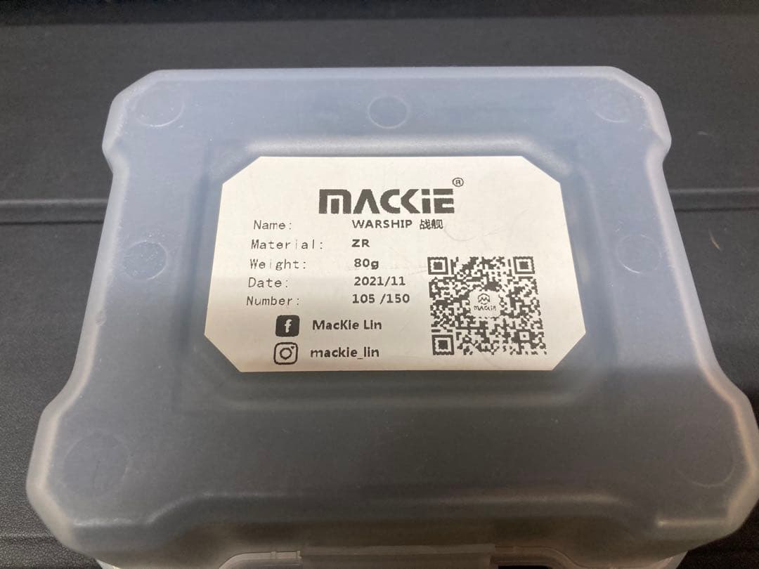 Mackie Warship spinner ハンドスピナー　フィジェット