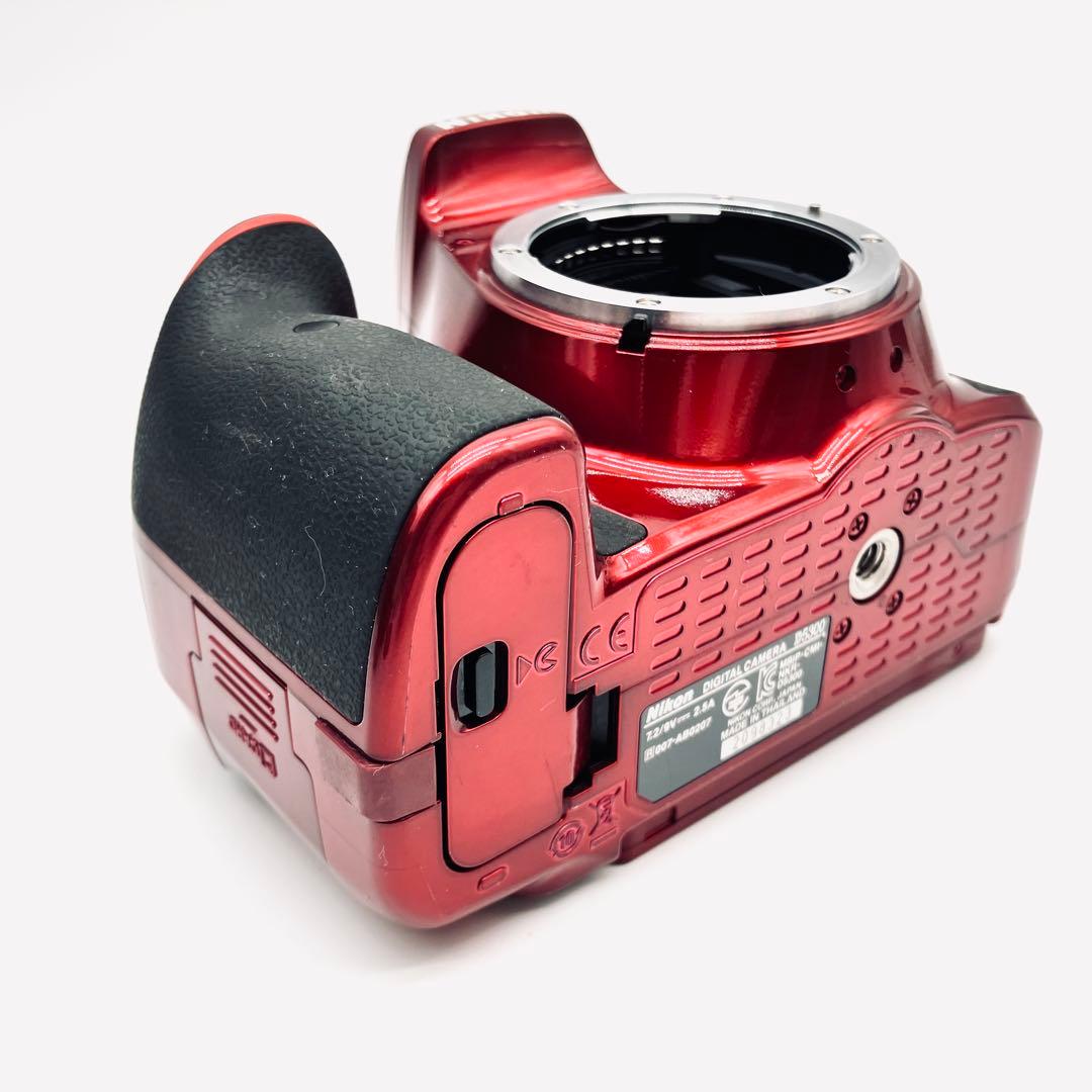 Wi-Fi対応♪ Nikon D5300 望遠ダブルレンズキット　レッド