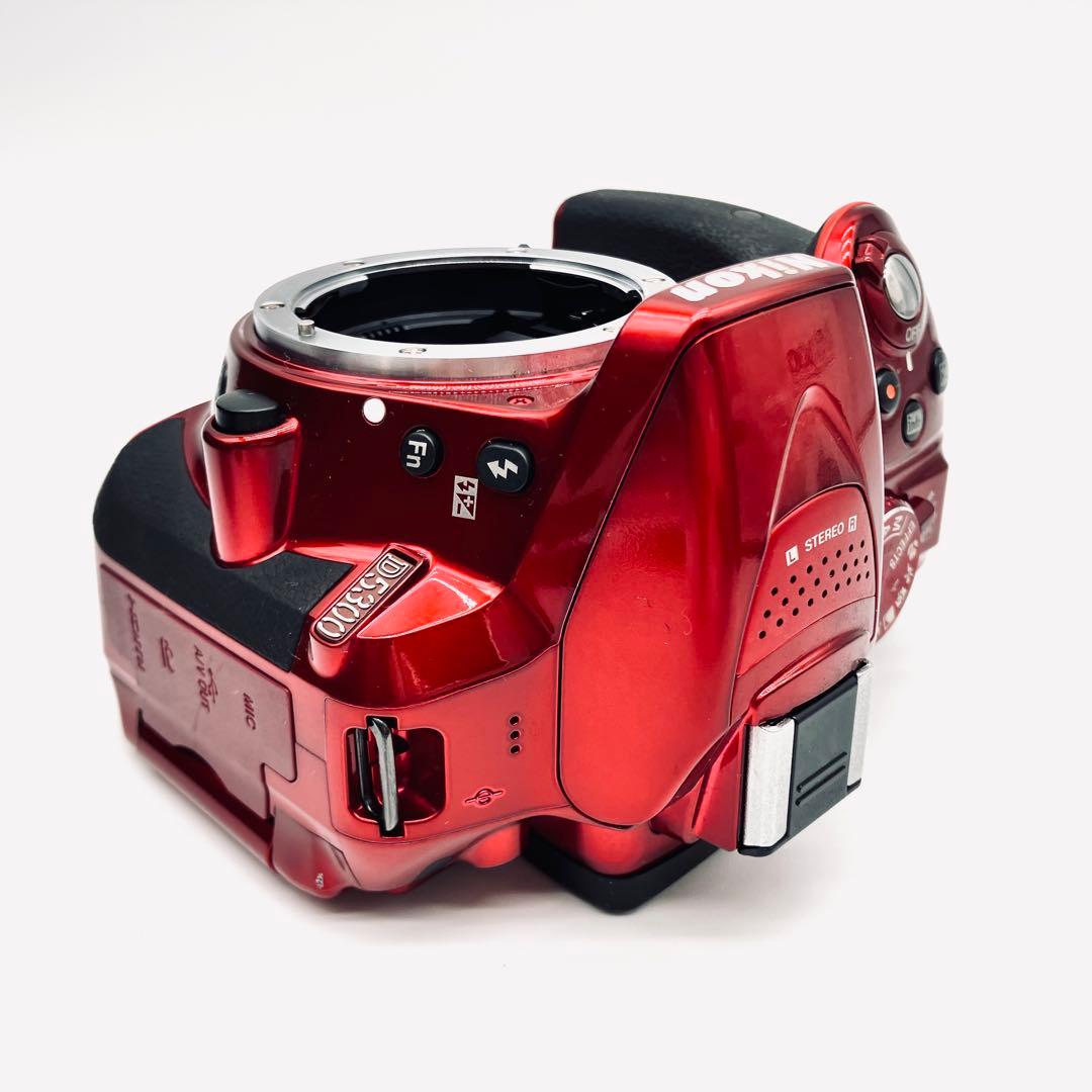 Wi-Fi対応♪ Nikon D5300 望遠ダブルレンズキット　レッド