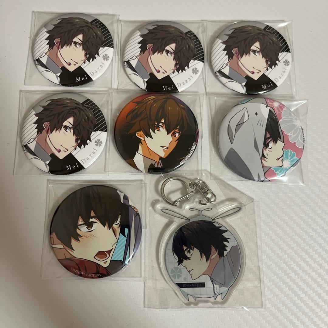 シャレマニ 陀宰メイ 缶バッジ アクリルキーホルダー セット