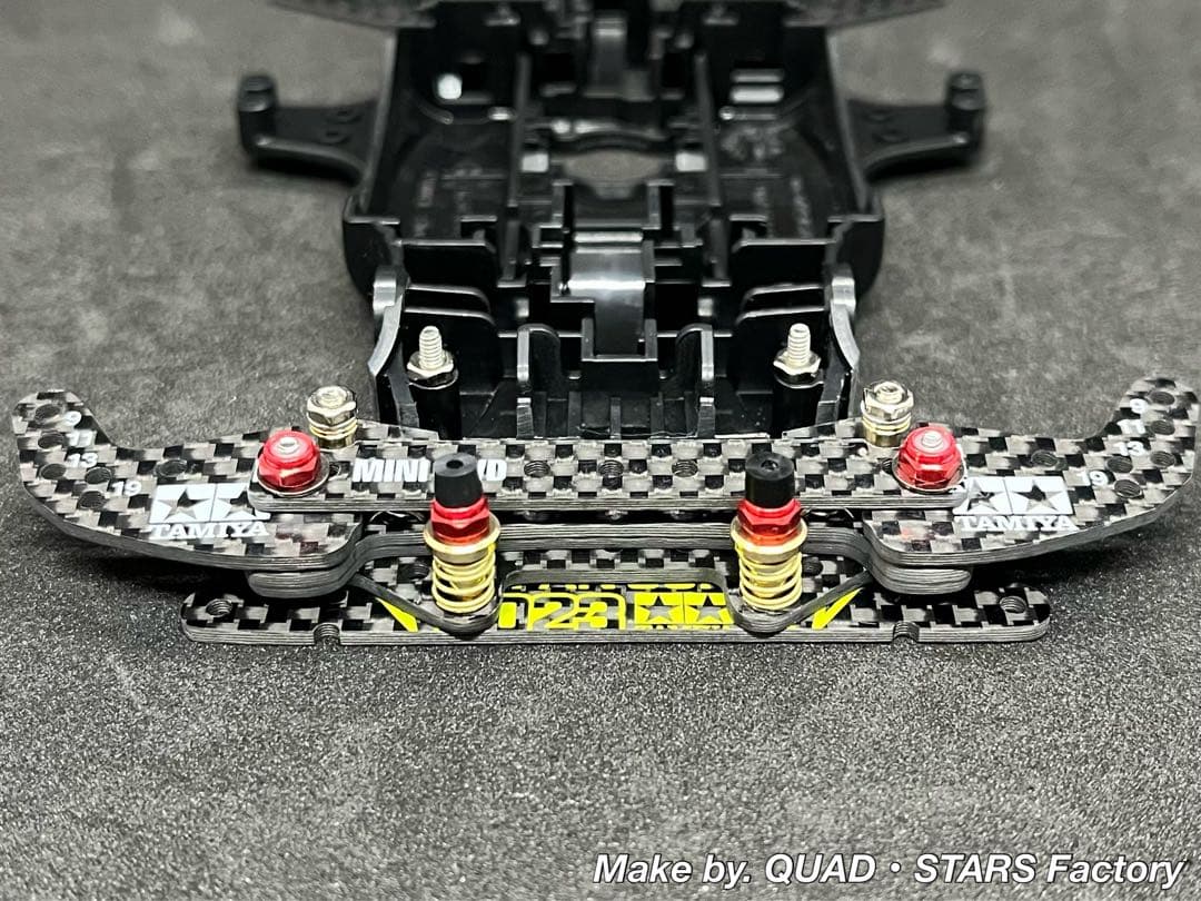 【ミニ四駆・MA用】2軸ATピボットバンパー　J-CUP2023／フルカーボン