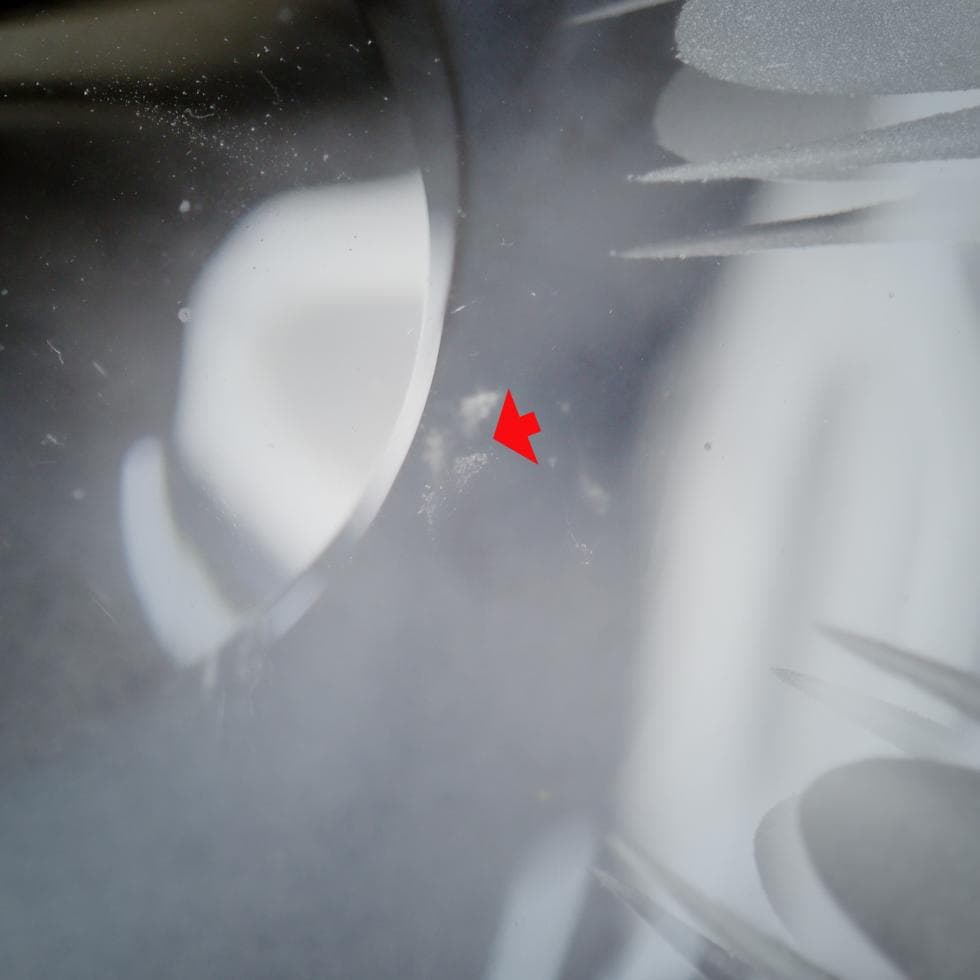 岩田藤七 手吹き サンドブラスト ストライプ 大鉢 30cm