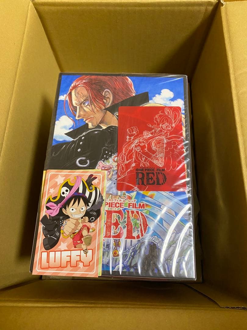 ONEPIECE filmRED 円盤 ミニイラストカード