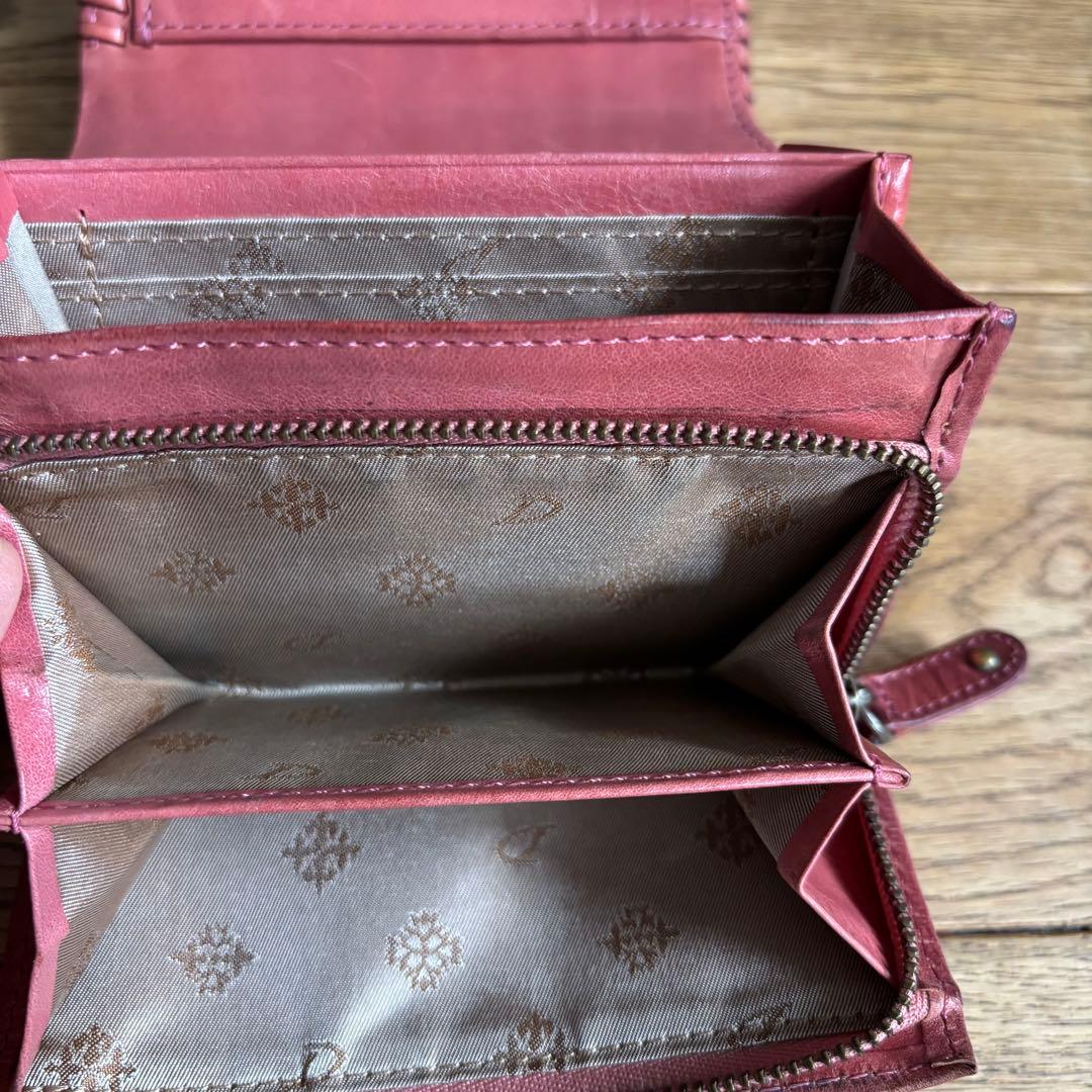 miyu 　ダコタ　dakota 財布　二つ折り　レザー　ゾウ　象　型押し