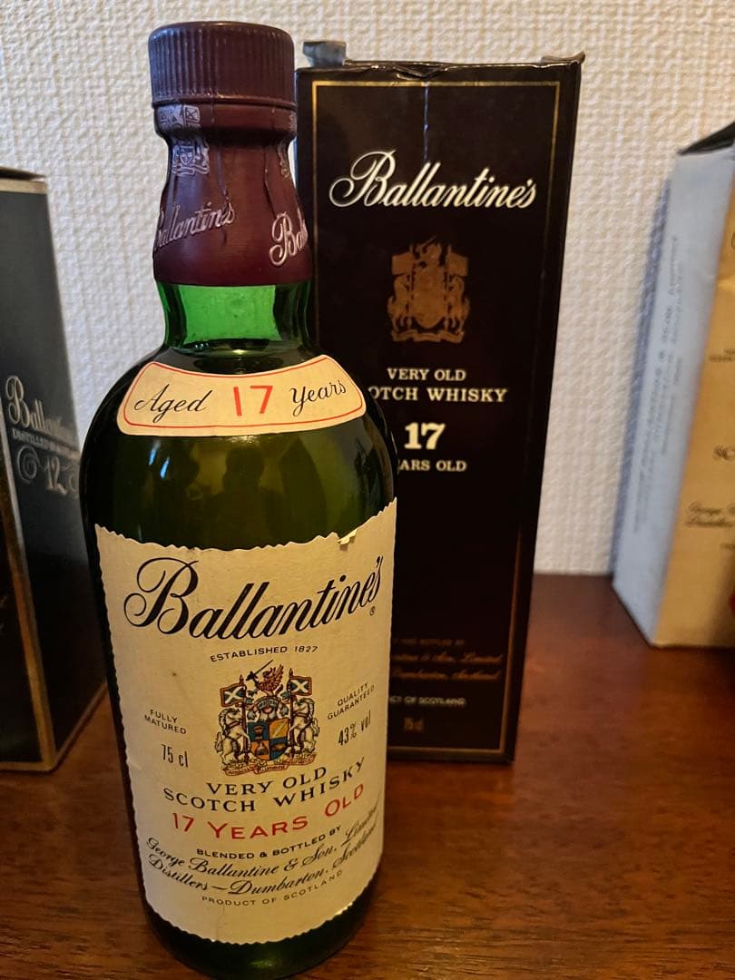 (最終値下げ) バランタイン 古酒 4本セット