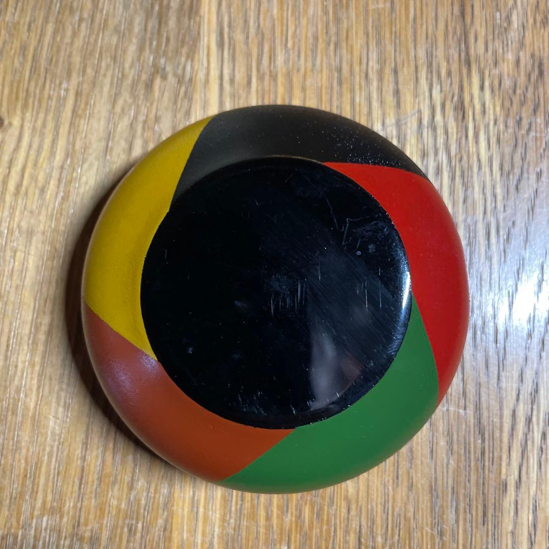 塗師　山下甫斎　独楽香合　共箱