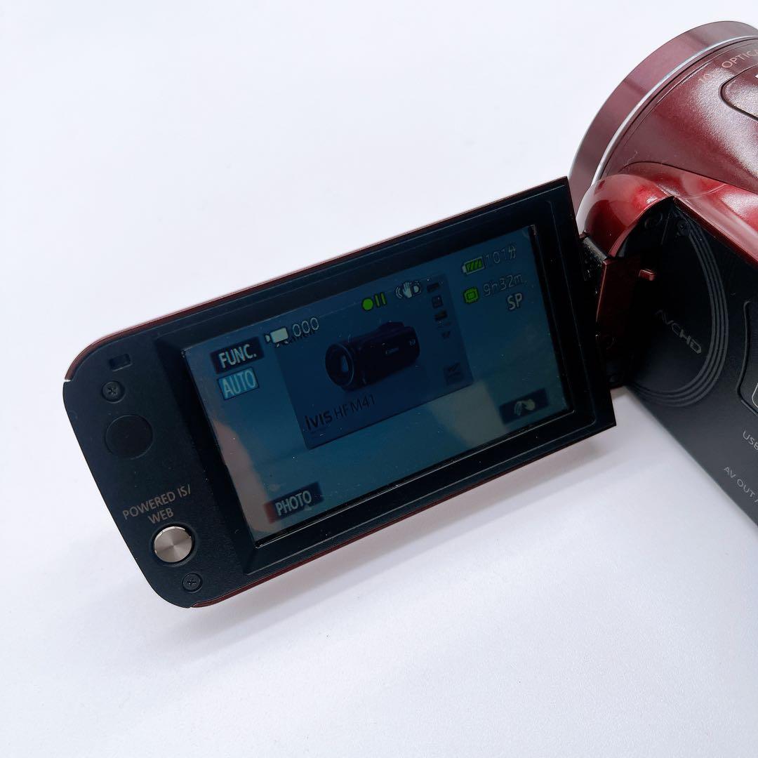 【CANON】iVIS HF M41 レッド