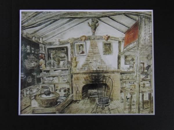 藤田嗣治、【Mon Atelier】、希少な額装用画集より、厳選、新品額装