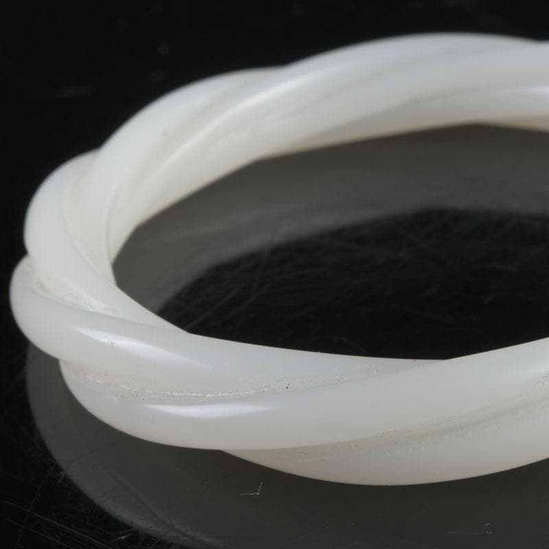 中国　玉石白玉彫刻　玉器　環　装飾品　V　9356E