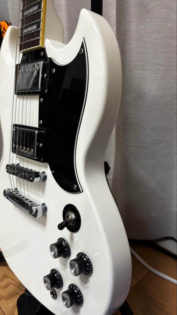 値下げ★BLITZ byARIA BSG-STD WH エレキギター SG