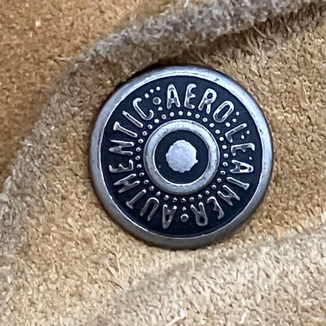 【希少サイズ40】AERO LEATHER スエード トラッカージャケット