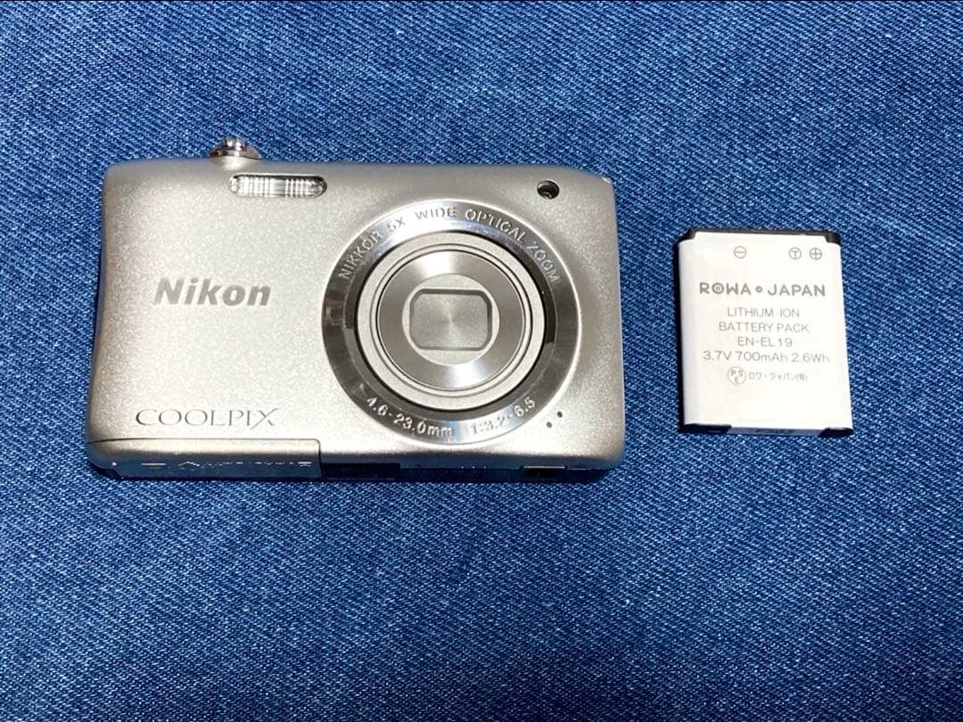 【動作品】Nikon クルーピクスS2900 シルバー