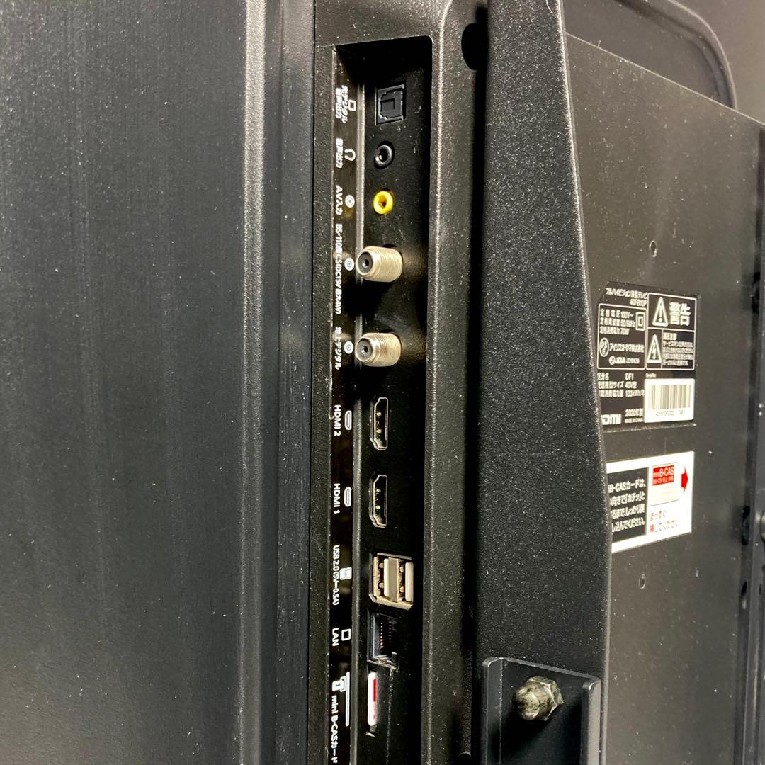 美品 アイリスオーヤマ 40型液晶テレビ 40FB10P 2020年製