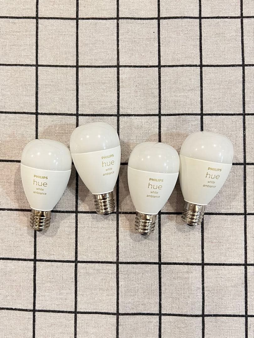 PHILIPS Hue LED電球 4個 ホワイトグラデーション E17