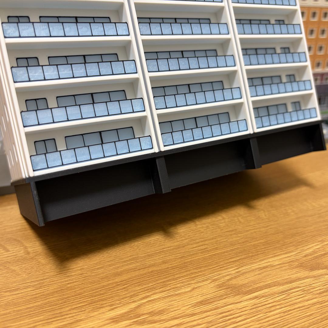 Nゲージ 都市型マンションD ストラクチャー（完成品）模型