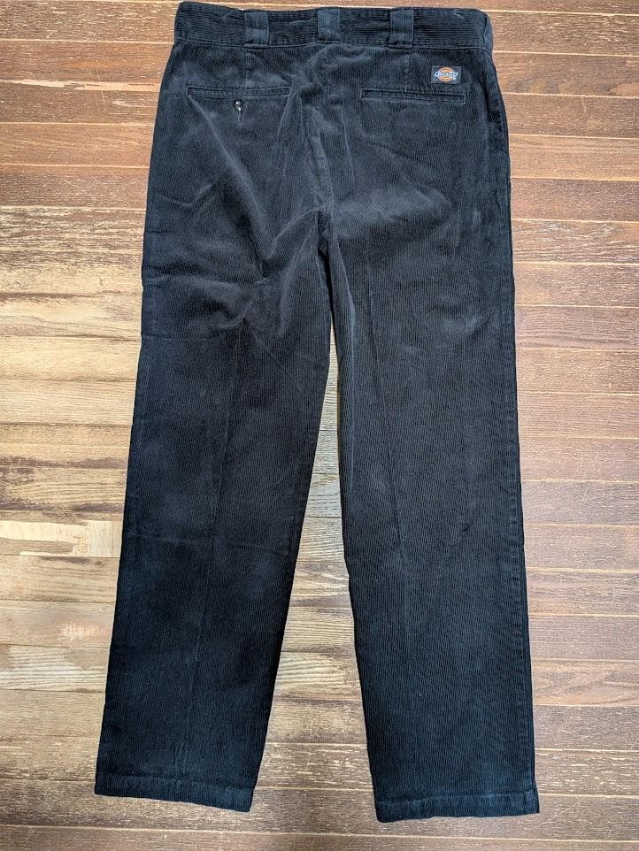 美品Dickiesコーデュロイ874ワークパンツ黒W36フリスコBENDAVIS