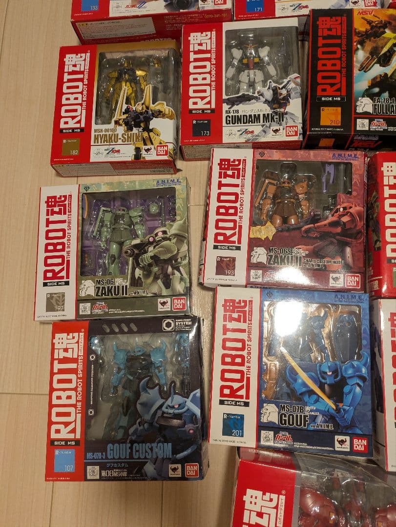 ロボット魂 機動戦士ガンダム　21体セット