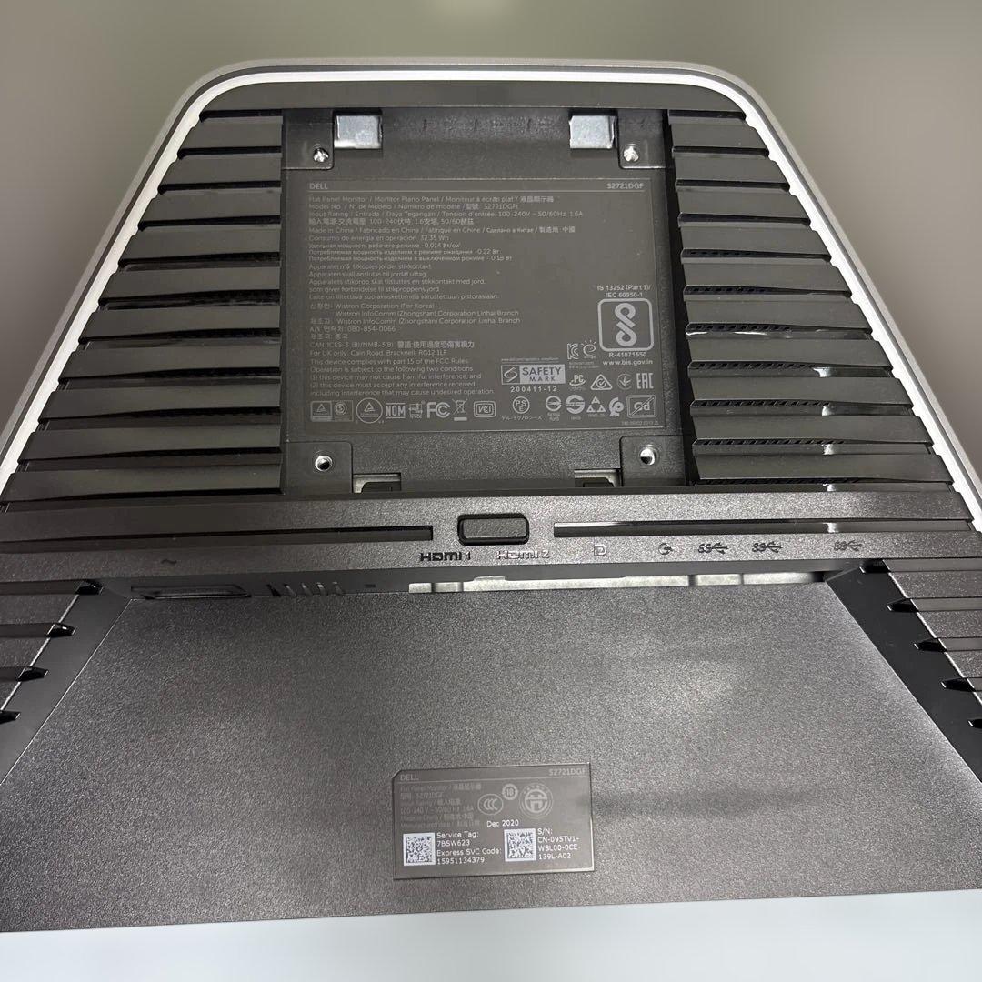 Dell S2721DGF 27インチ ゲーミングモニター