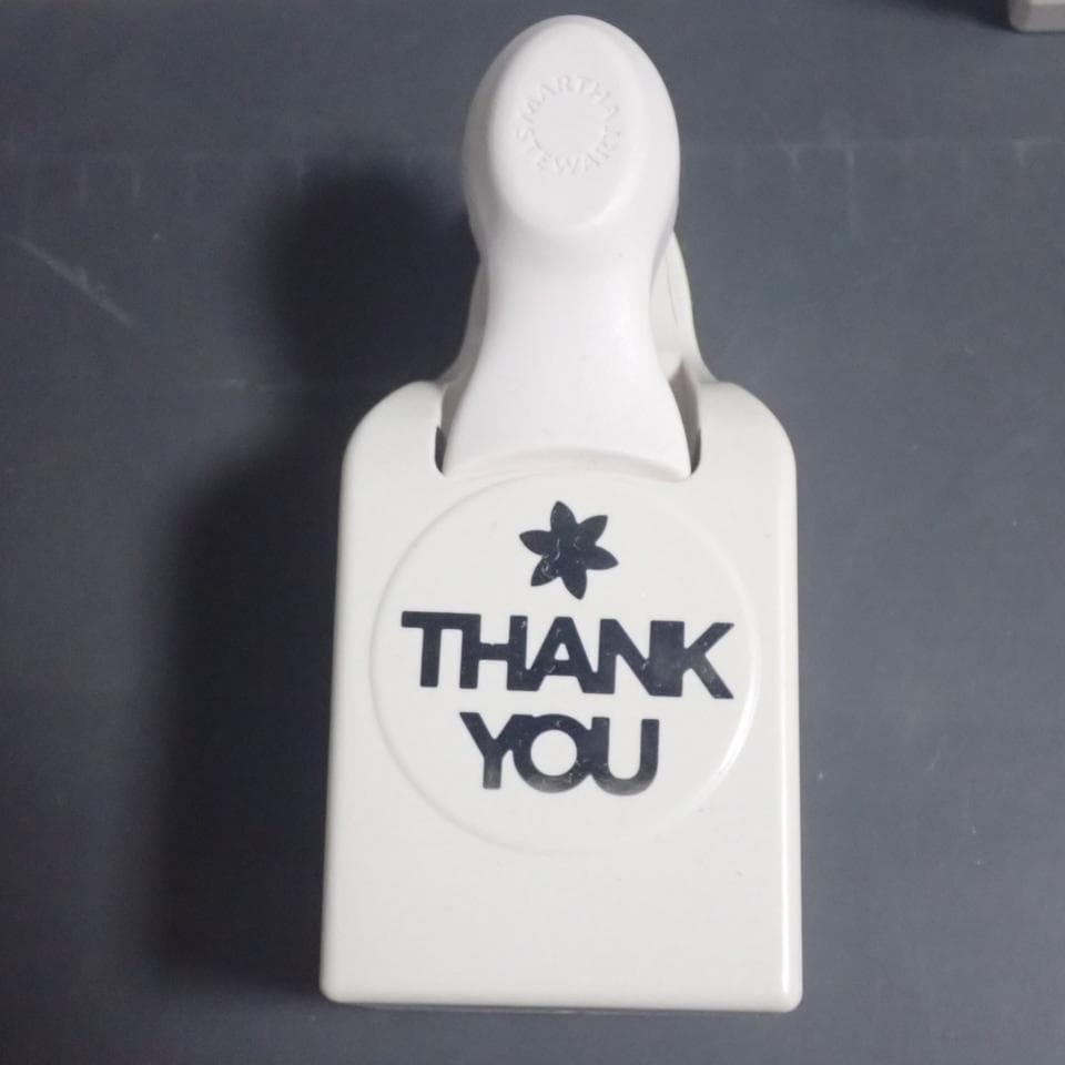 Thank you　ローマ字　英語　クラフトパンチ