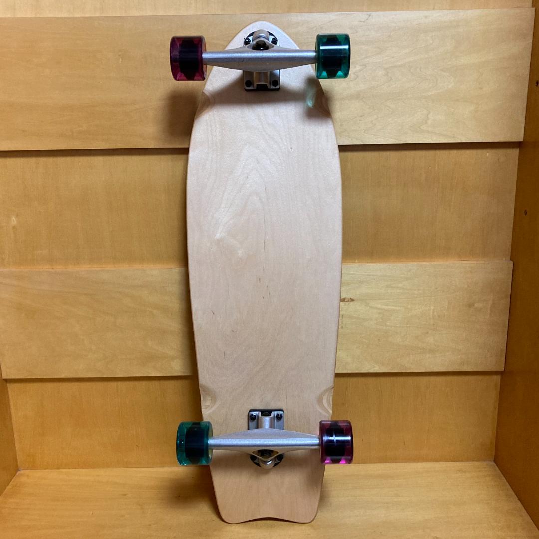 31.5インチ セミロング クルーザー サーフスケートボード 2カラーウィール