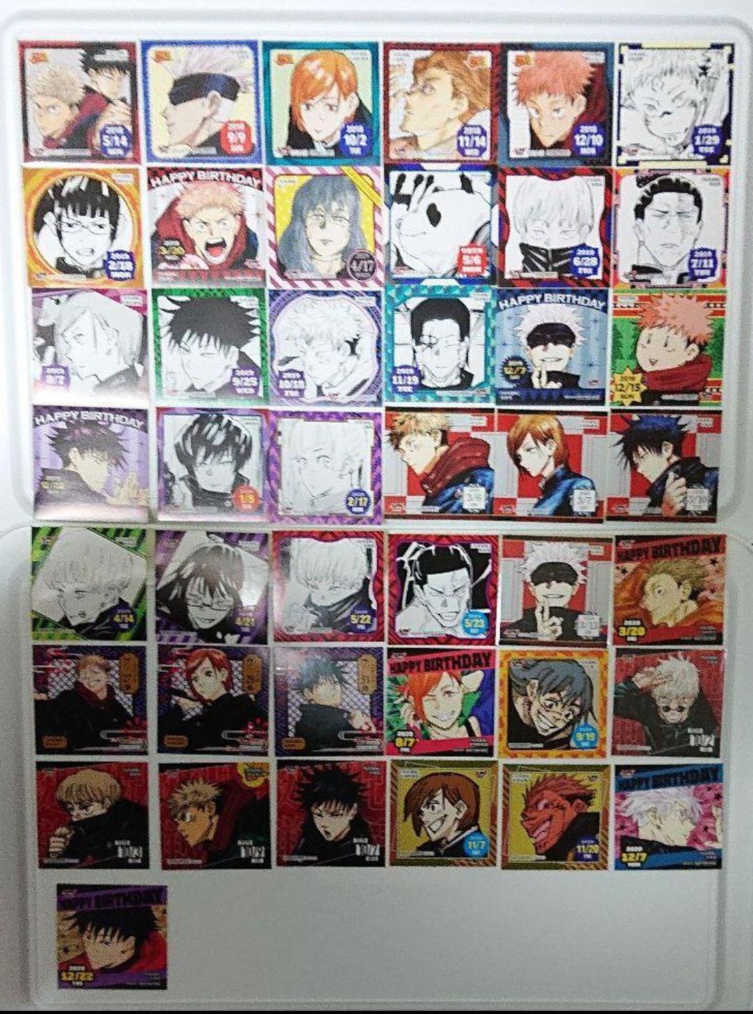 ジャンプショップ 365日ステッカー 366日 呪術廻戦 43枚