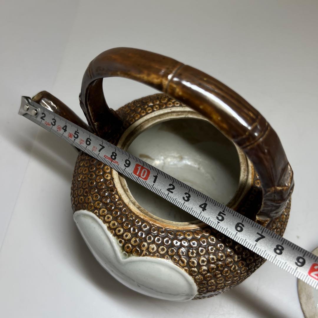 江戸時代　平戸焼　茶注　幅約18.5㎝ 東Y7-1104④トヒチサ