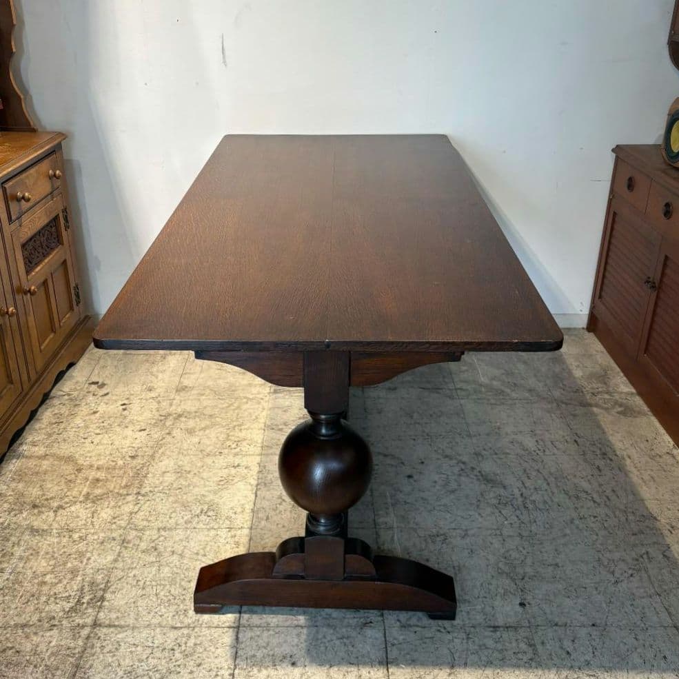 M●Ichiko送料込イギリス バルボスレッグダイニングテーブル