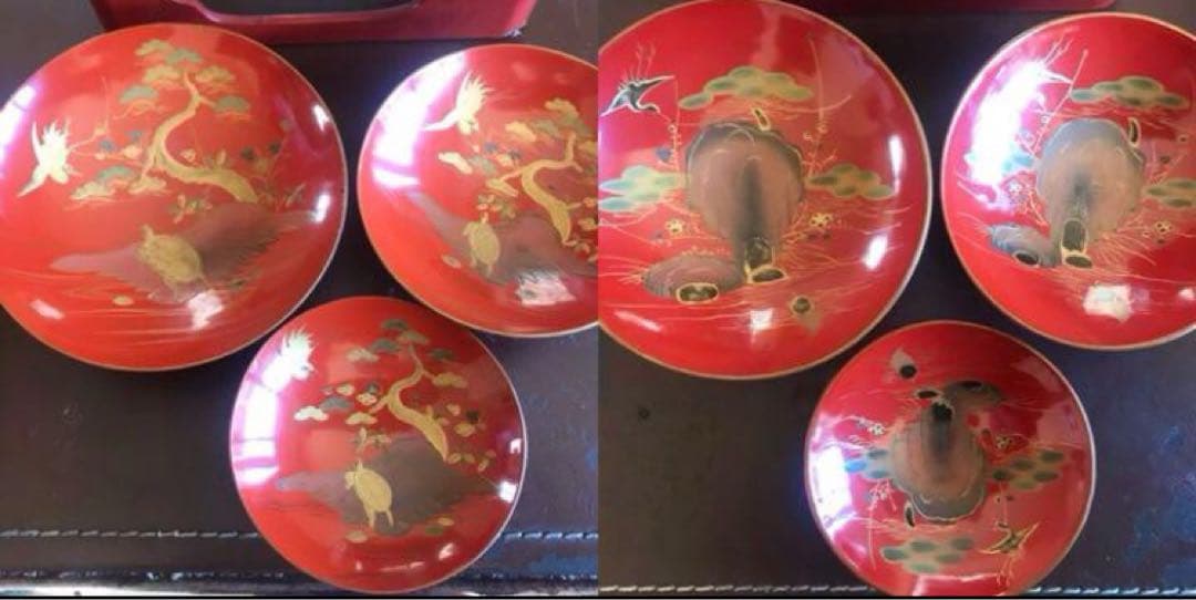 年代物　お屠蘇　屠蘇器　二組