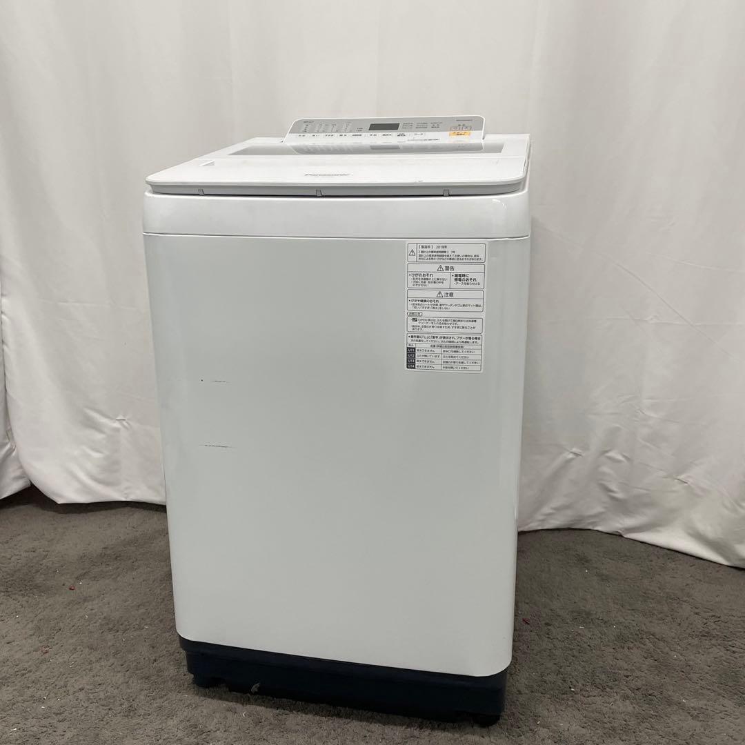 パナソニック　大きめ縦型　洗濯機8キロ　ファミリー　綺麗　設置無料　913