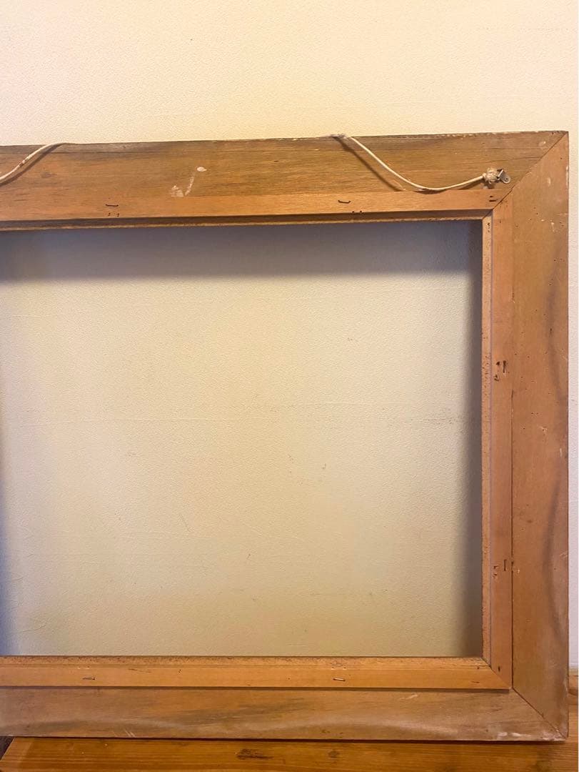 697 木製フレーム　アンティーク額縁　ゴールドフレーム 金フレーム　木製