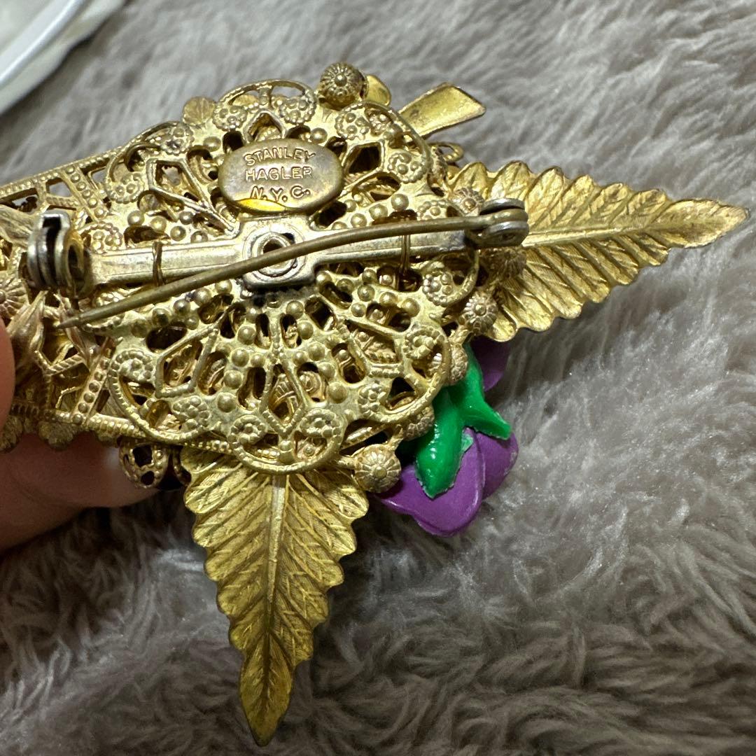 Stanley Hagler スタンレー・ハグラー ヴィンテージブローチ✨