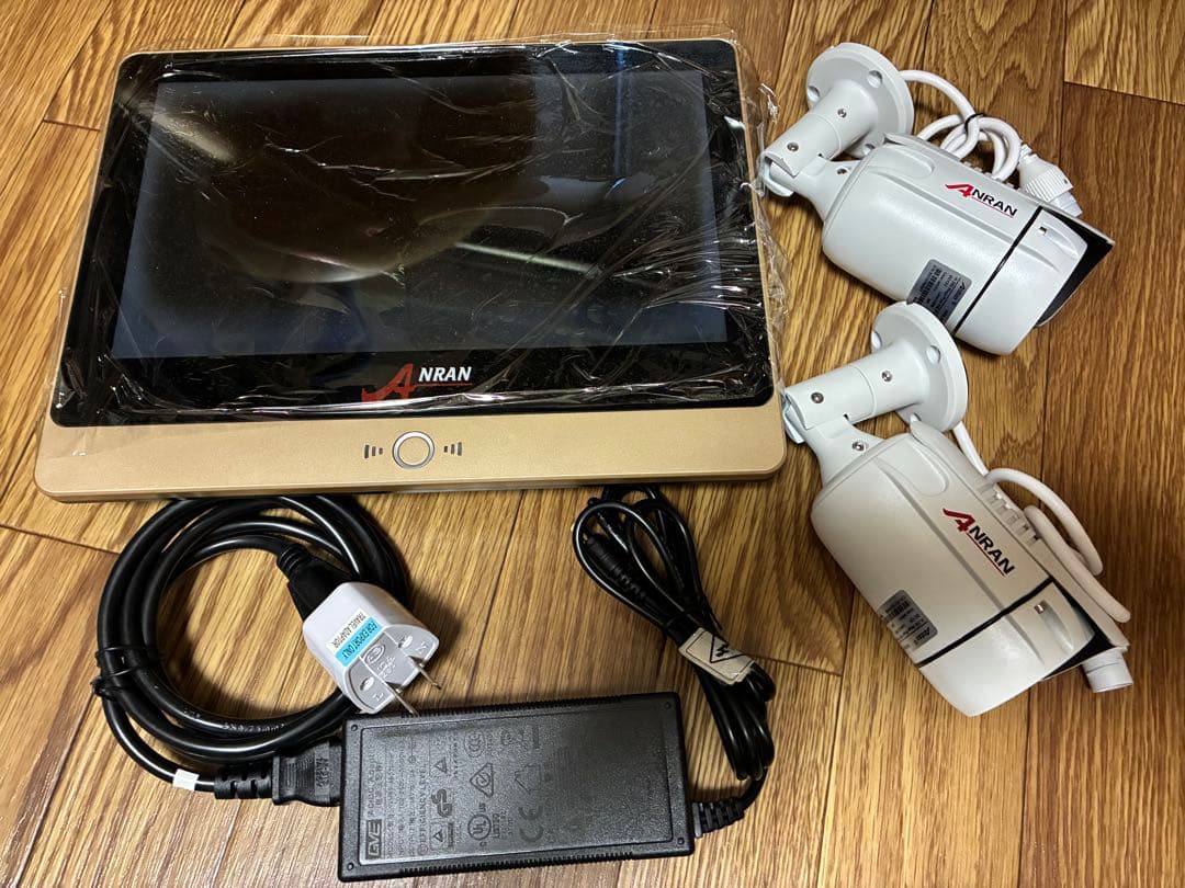 ANRAN POE モニタ付きレコーダー1080P2台