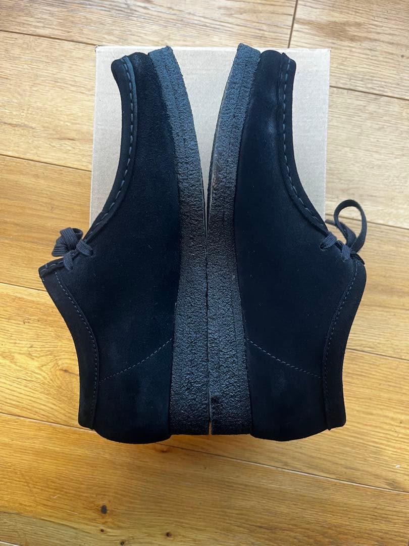 【美品】CLARKS ワラビー ブラック 26cm