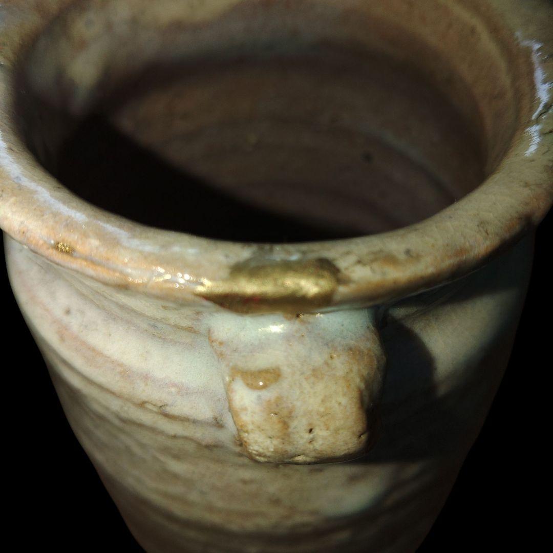 萩焼　志野焼　在銘　花入　花瓶