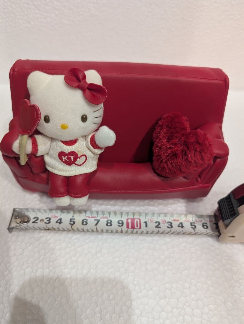 ハローキティ ミラー付きソファフィギュア