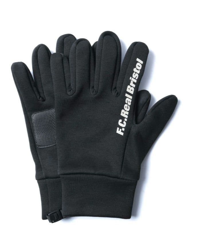 STRETCH FLEECE TOUCH GLOVES　　ブリストル　ブラック