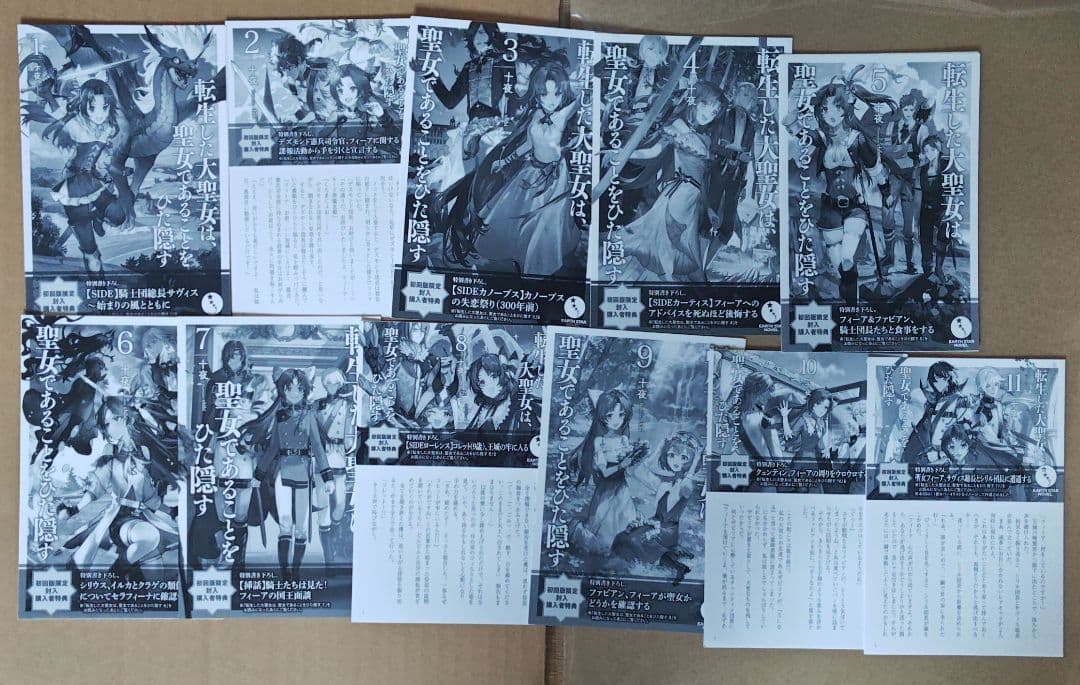 初版帯付　転生した大聖女は、聖女であることをひた隠す　小説　特典多数