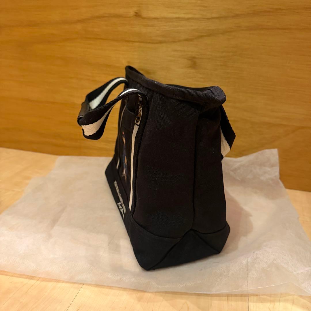 Polo Bear刺繍の黒トート　カートバッグ