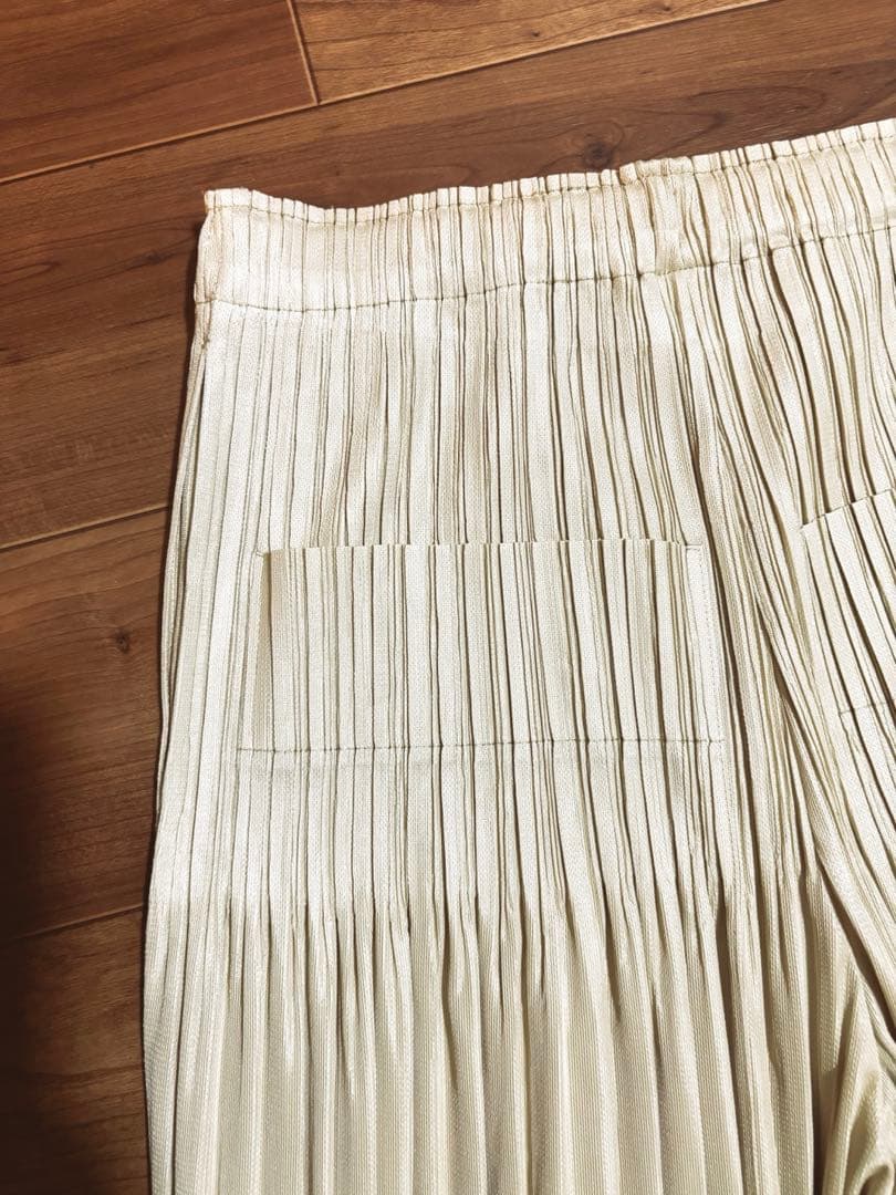 PLATS PLEASE プリーツサルエルパンツ レモンイエロー