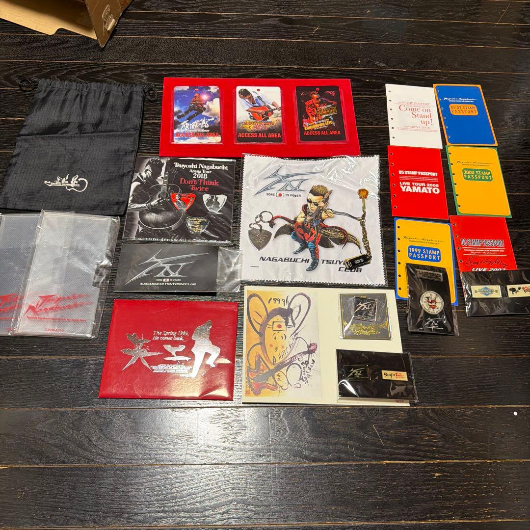 スーパーセール品　長渕剛　公式グッズ　おまとめ　当時品　おまけ付けます