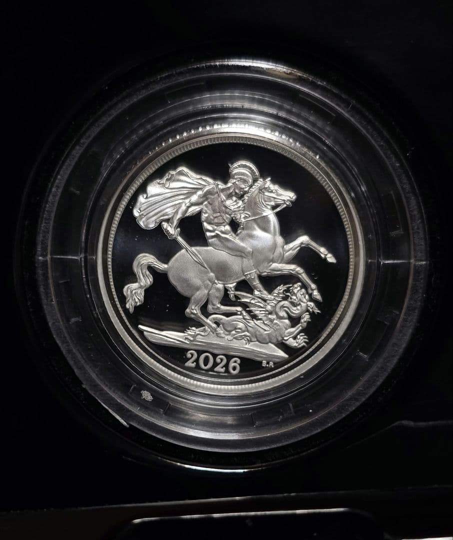 2026 チャールズ 3世 聖ジョージ竜退治 ソブリン銀貨