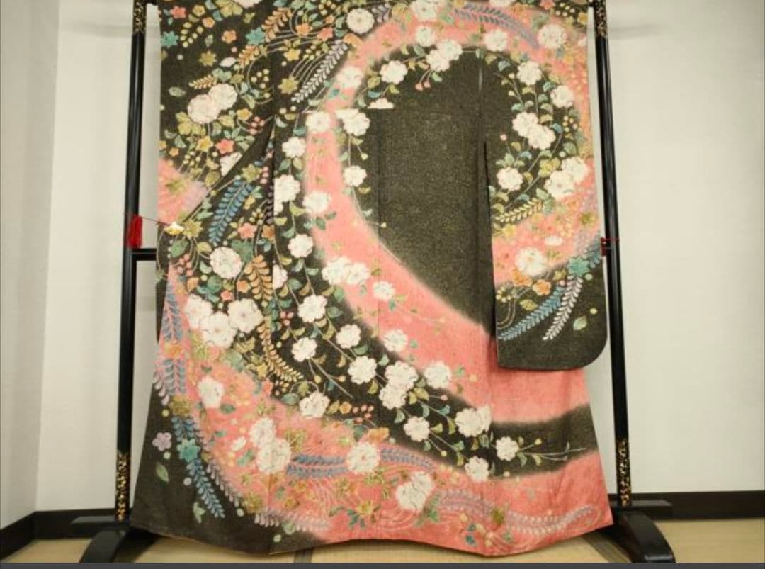 プロフ必読☆辻が花☆金通し☆絞り☆膨れ織