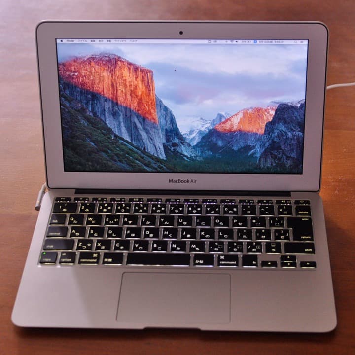 【美品】MacBook Air 11インチ 64GB SSD 2GB i5