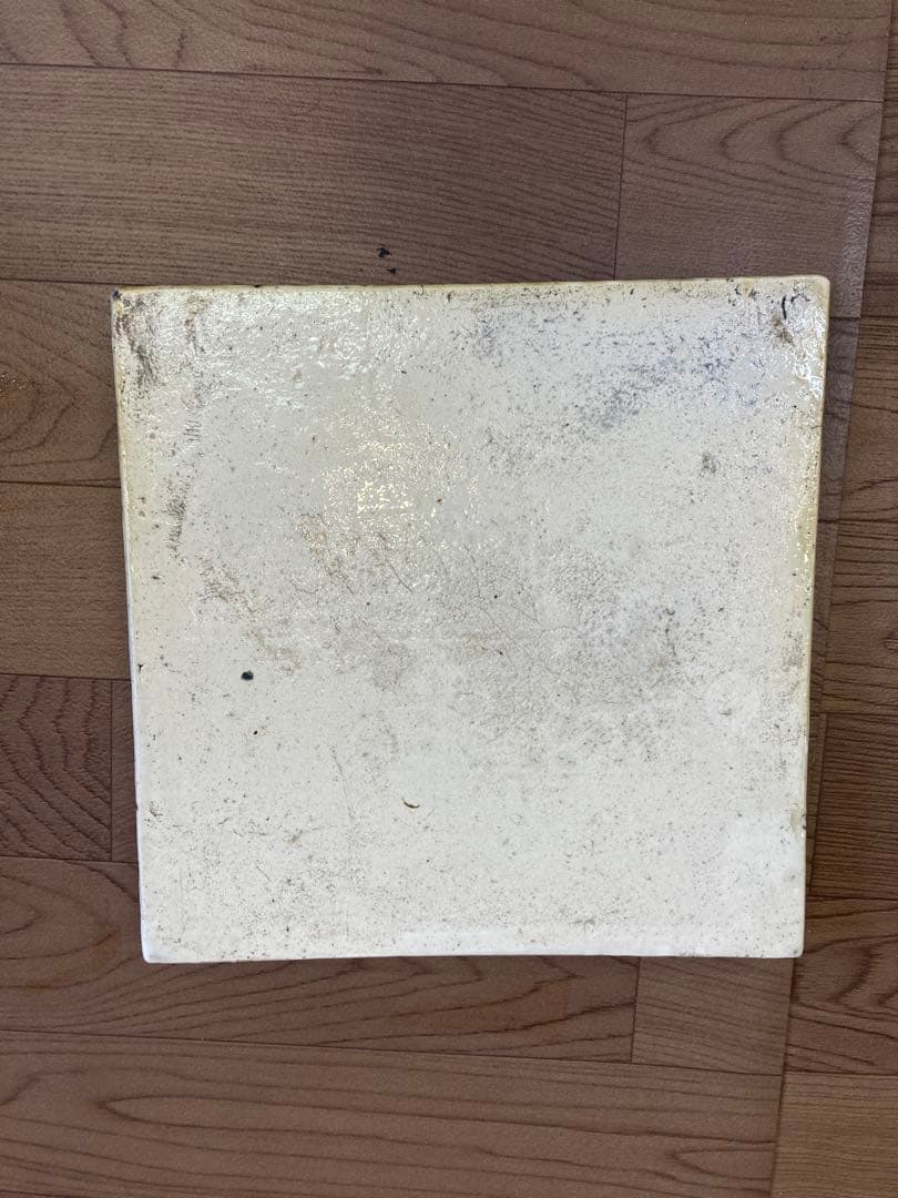 唐銅風炉 五徳 底瓦 織部敷瓦 箱付 茶道具 釜 茶釜