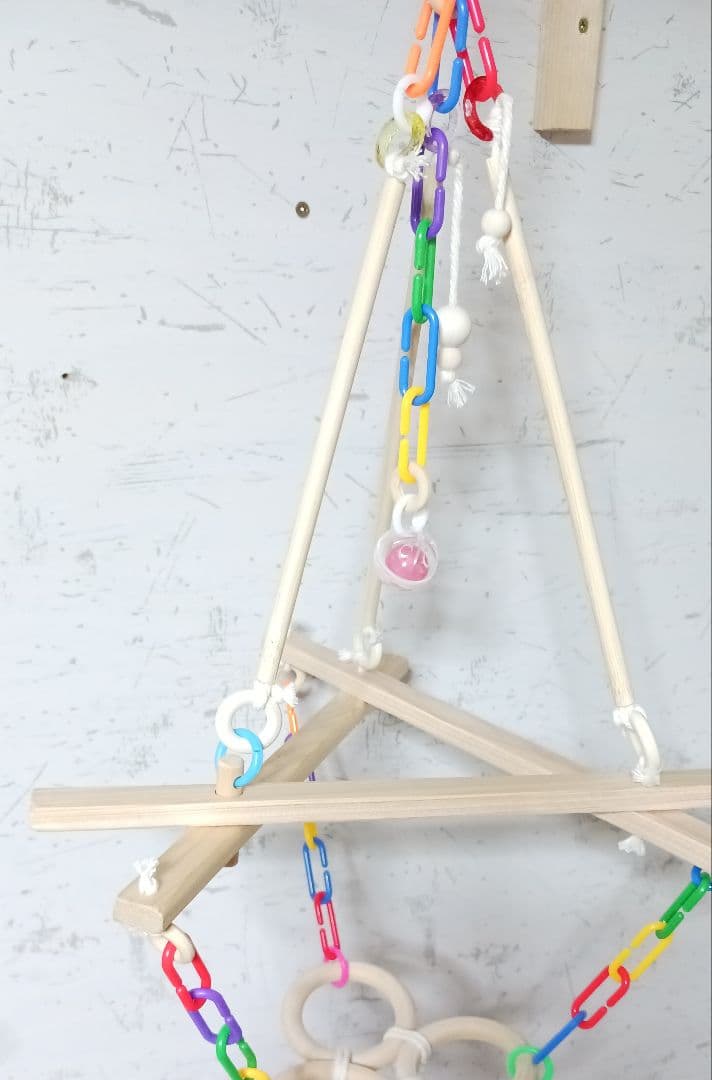 5　バードアスレチック　ブランコ(大)　インコ　バードトイ　止まり木