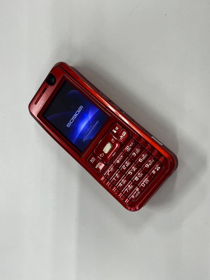 SO903i レッド 携帯電話本体