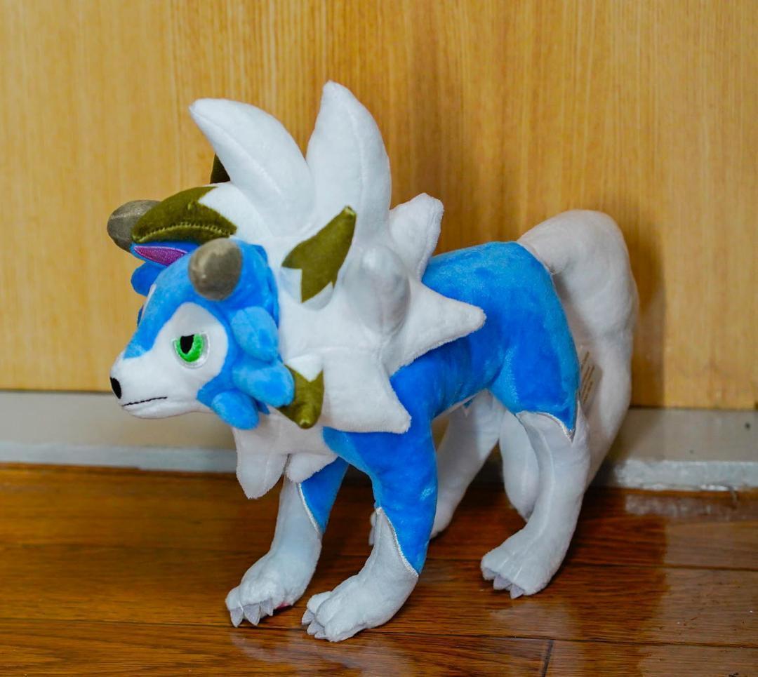 ルガルガン　ぬいぐるみ　色違い　青　たそがれ ブルー33cm　紙袋付【残3限定】