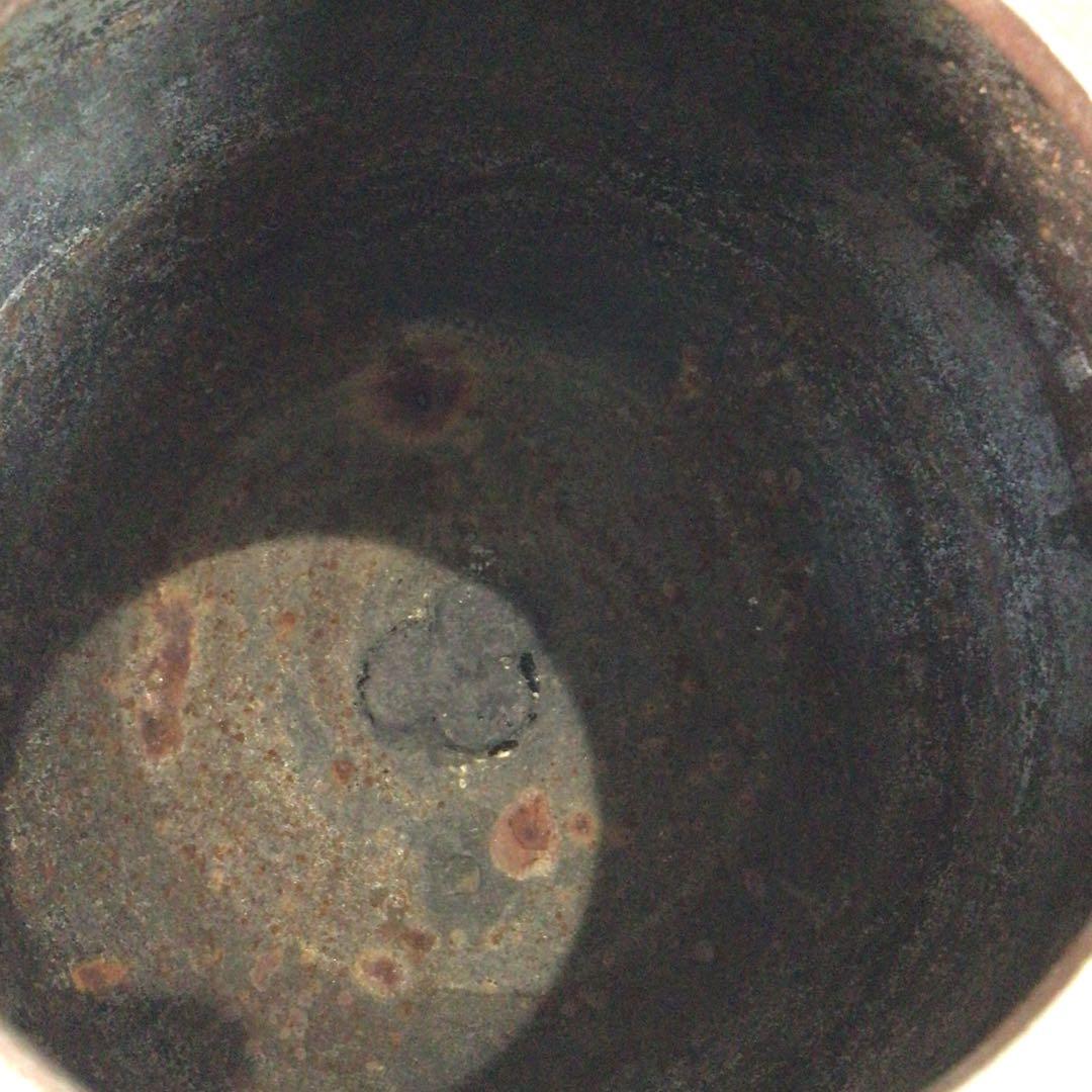 Ｒ９７２　茶釜　『釜師　金森紹栄造』『竹紋』『肩衝釜』　共箱　茶道具