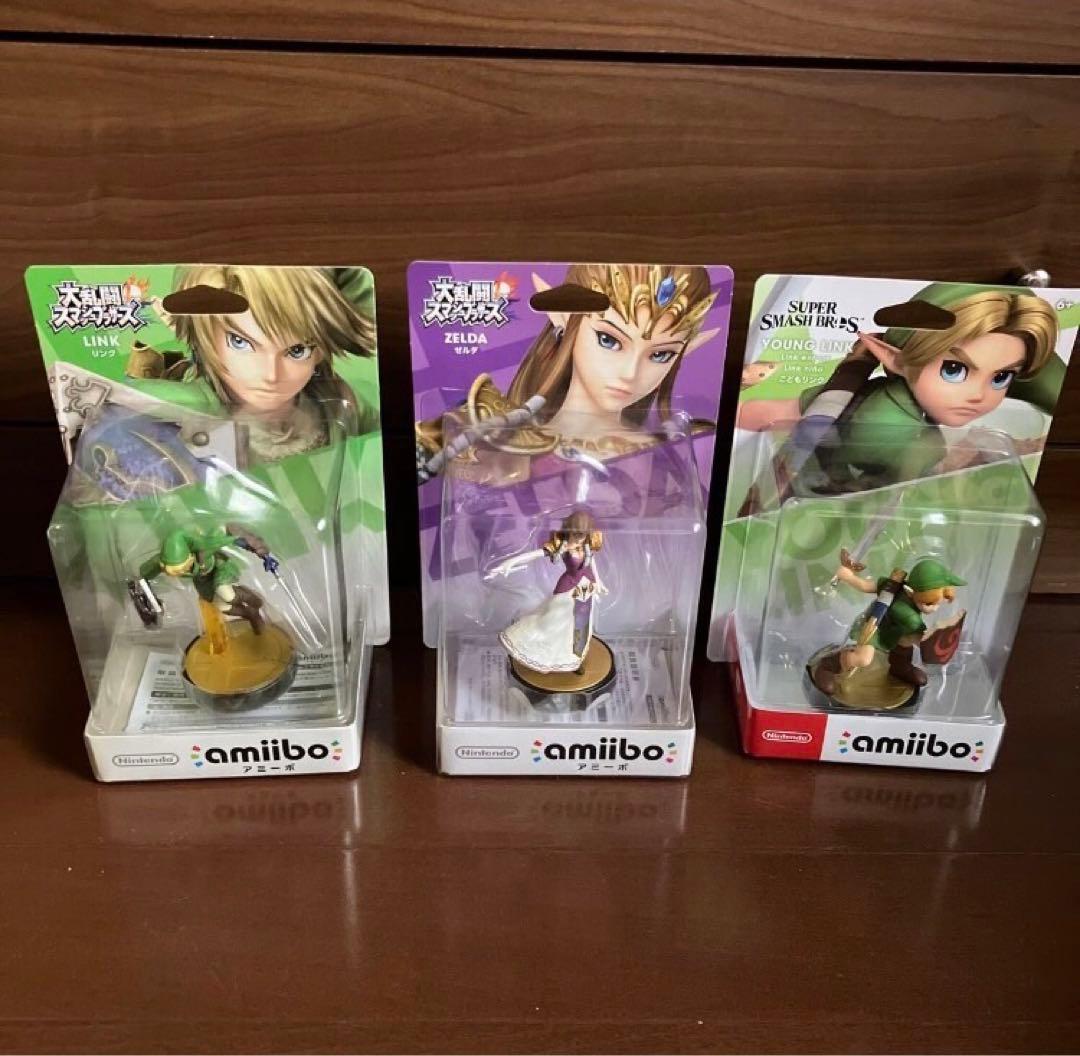 amiibo ゼルダ　ティアーズオブザキングダム　こどもリンク　ゼルダ　リンク